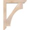 Ekena Millwork Westlake Slat Smooth Bracket w/ Offset Brace, Douglas Fir, 5 1/2"W x 28"D x 36"H BKT0604X28X36WTL06SDF - alternate 2